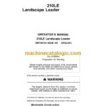 John Deere 210LE Landscape Loader Operators Manual (OMT186794)