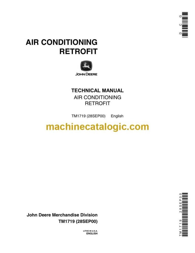 John Deere Air Conditioning Retrofit Technical Manual (TM1719)