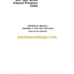 John Deere TeamMate II 1200, 1400, and 1600 Series Inboard Planetary Axles Technical Manual (CTM43)