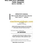 John Deere 643J and 843J Wheeled Feller Buncher Operator Manual (F392131)