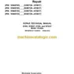 John Deere 870G, 870GP, 872G, 872GP Motor Grader Repair Technical Manual (TM13070X19)