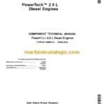 John Deere PowerTech™ 2.9 L Diesel Engines Component Technical Manual (CTM125)