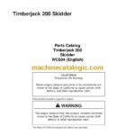 Timberjack 200 Skidder Parts Catalog (WC604)