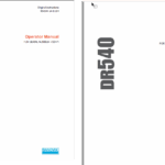 Sandvik DR540 Drill Rig Full Documents (Service, Operator, Maintenance Manual and Parts Catalog) [733771]