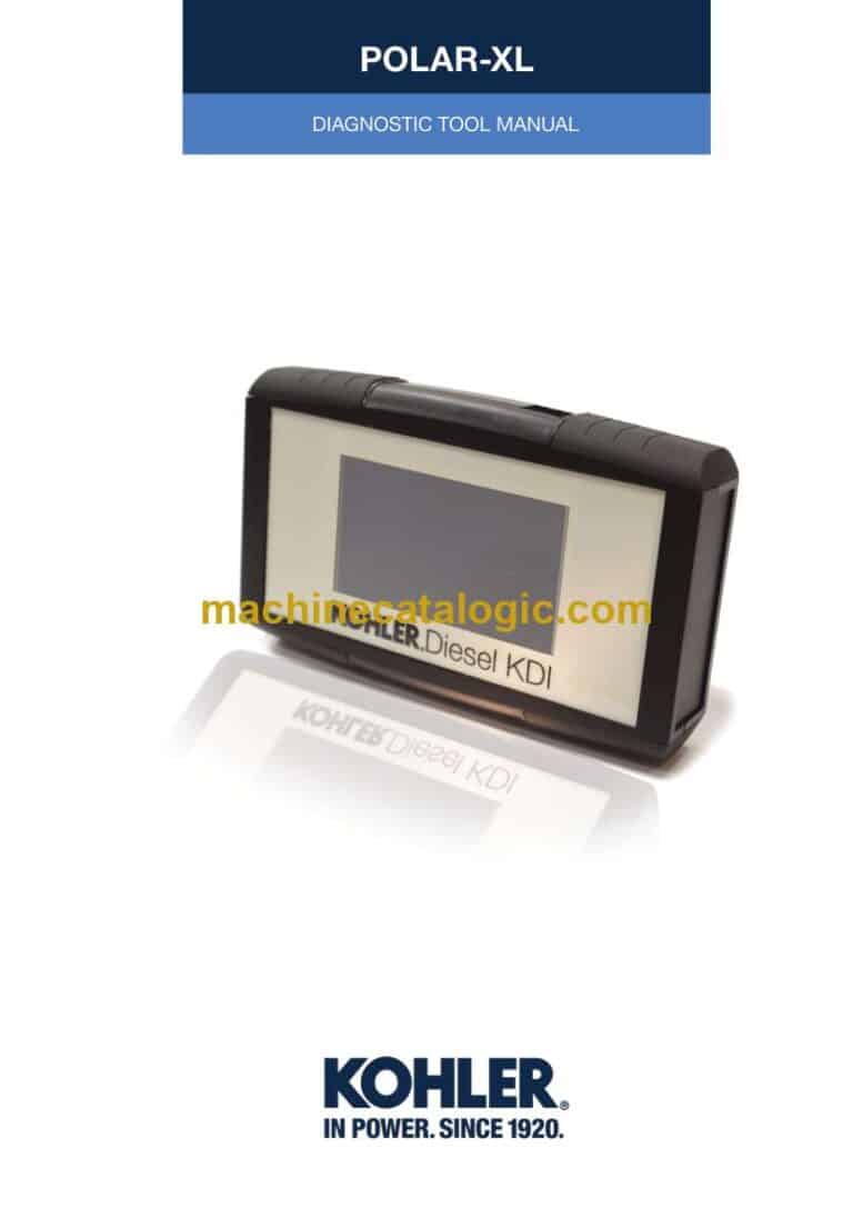 Kohler POLAR-XL Diagnostic Tool Manual (tp7083)