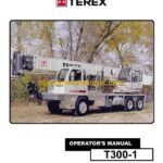 Terex T300-1 Cranes Operator Manual (12261-281)