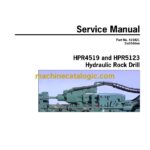 Terex HPR4519, HPR5123 Hydraulic Rock Drill Service Manual (416421)