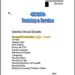 Terex CC1800 Crawler Crane Operation Manual