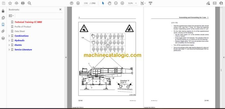 Terex CC6800 Crawler Crane Technical Training