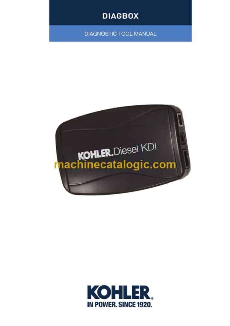 Kohler Diagbox Diagnostic Tool Manual (tp7084)