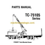 Terex TC75105 Cranes Parts Manual