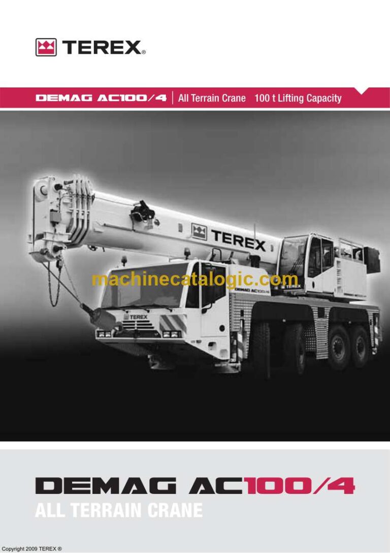 Terex AC100-4 All Terrain Crane Training Manual