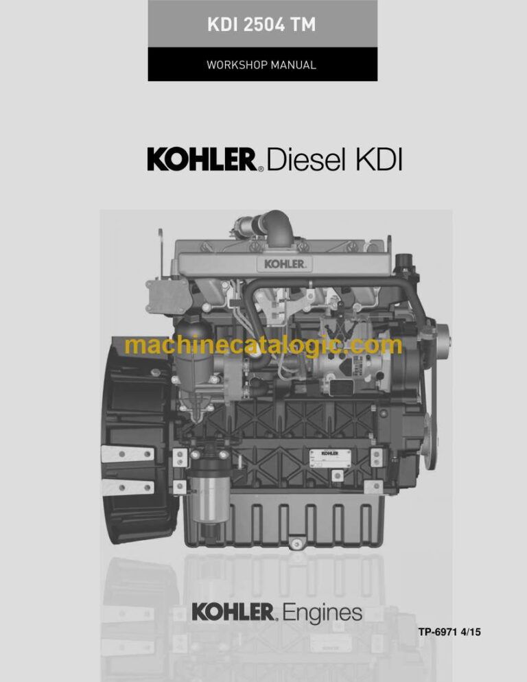 Kohler KDI 2504 TM Diesel Workshop Manual (tp6971)
