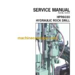 Terex HPR6030 Hydraulic Rock Drill Service Manual (431415)