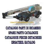 Terex RT75 Rough Terrain Crane Parts Catalog