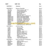 Cubex 10257 QXR 1120 Surface Drill Parts Manual