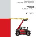 Weidemann T7035 Telehandler Spare Parts Catalog