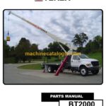 Terex BT2000 Cranes Parts Manual