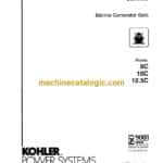 Kohler 8C, 10C, 12.5C Marine Service Manual (tp5414)