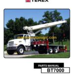 Terex BT7000 Cranes Parts Manual