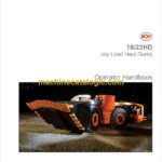 Komatsu Joy 18-22HD Joy Load Haul Dump Operator Handbook