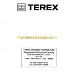 Terex TFC45(h,hc), TFC45R(h,hc), TFC45RS(h,hc), TFC45R(xh,hc) Reach Stacker Maintenance and Operating Manual
