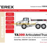 Terex TA300 Articulated Truck Parts Manual