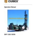Cubex QXR 1320 10258 Surface Drill Operators Manual