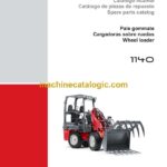 Weidemann 1140 Wheel Loader Spare Parts Catalog