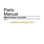 Cat MD5125 Hydra Track Drill Parts Manual