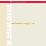 Cat RT75 Rough Terrain Cranes Operation and Maintenance Manual