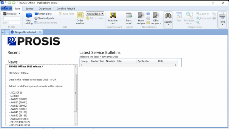 VOLVO PROSIS 2026 Service & Parts (12.25 Latest Version)