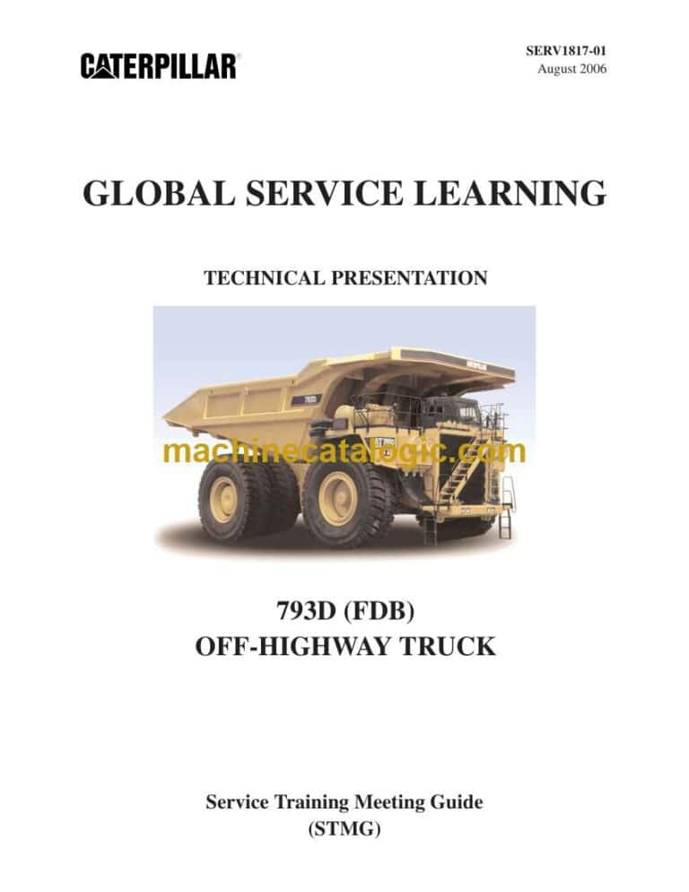 Cat 793D Off-Highway Truck Training Manual (SERV1817)