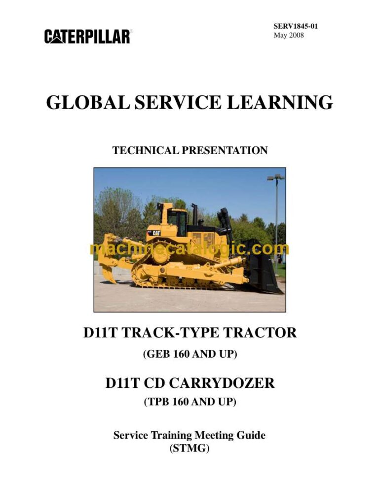 Cat D11T Track-Type Tractor Training Manual (SERV1845)