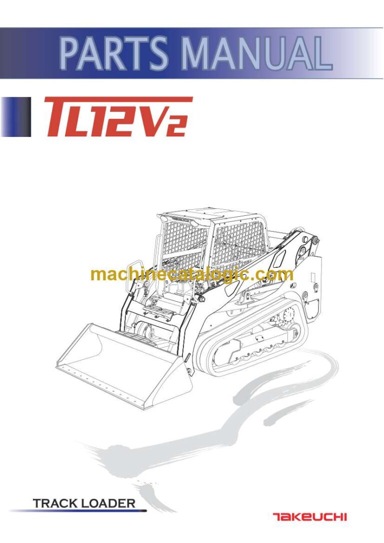 Takeuchi TL12V2 Track Loader Parts Manual (BR0Z016-0-0)
