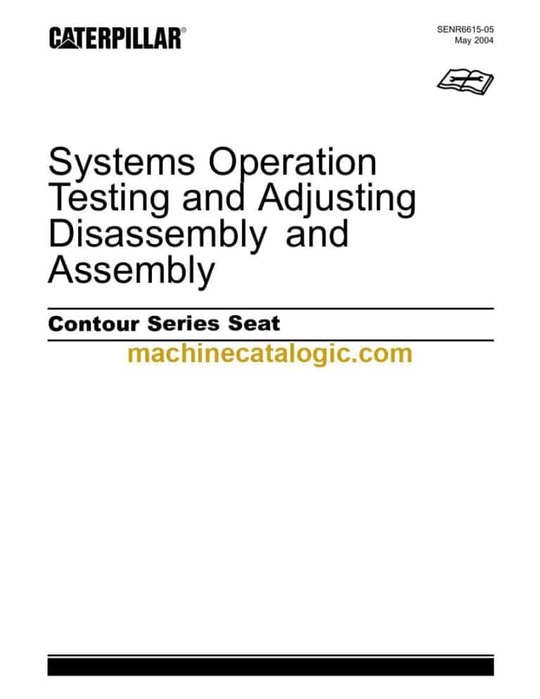 Cat 140H Motor Grader Service Manual