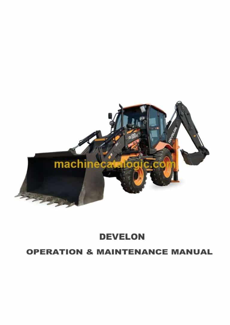 Develon Backhoe Loader Operation and Maintenance Manual