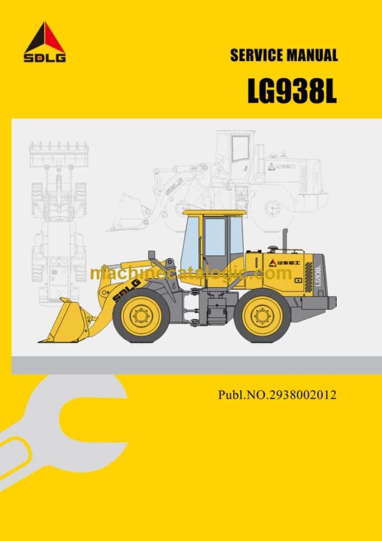 SDLG LG938L Wheel Loader Service Manual (2938002012)