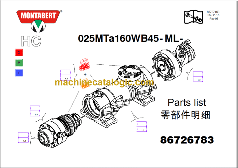 Montabert 30 Workshop Manual (CPN 86576774)