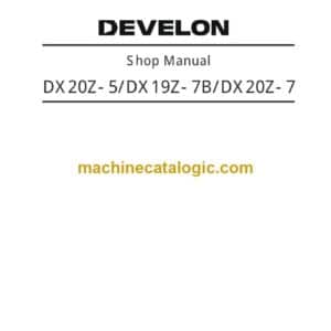 Develon DX20Z-7 Mini Excavator Shop Manual
