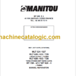 Manitou MLT 632 Turbo Powershift Mono-Ultra Manuel de Réparation (547118FR) (10-1996)