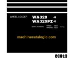 Komatsu WA320-6, WA320PZ-6 Wheel Loader Shop Manual (SEN04162-20)