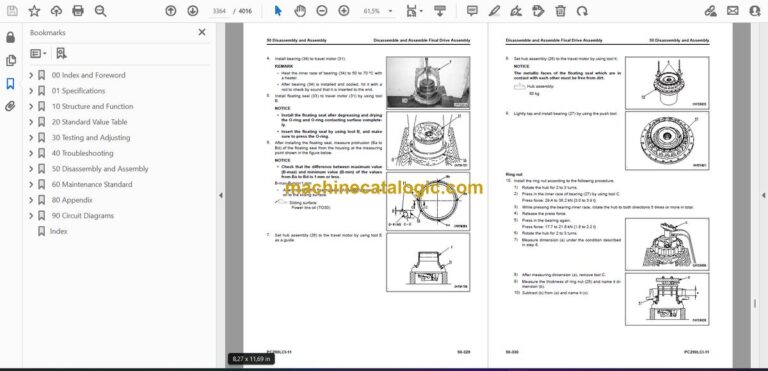 Komatsu PC290LCi-11 Crawler Excavator Shop Manual (SEN06875-10) preview