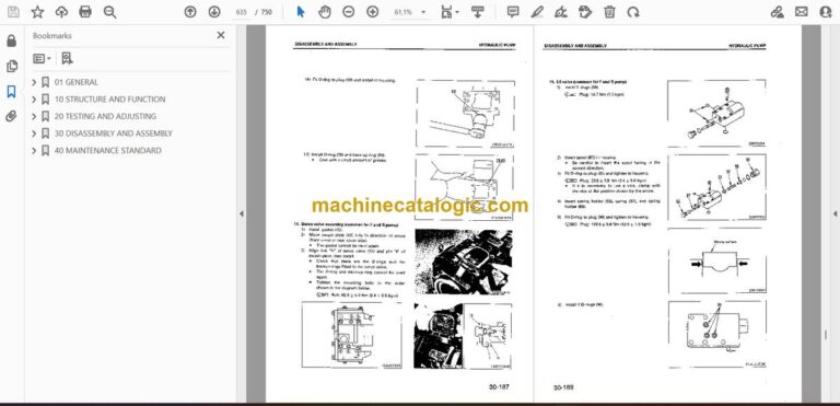 Komatsu GD825A-2 Motor Grader Shop Manual (SEBMW010715) preview