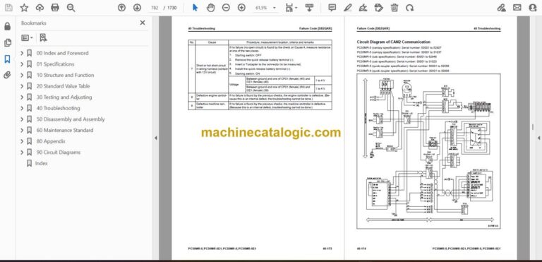 Komatsu PC30MR-5, PC30MR-5E1, PC35MR-5 Crawler Excavator Shop Manual (SEN07018-01) preview