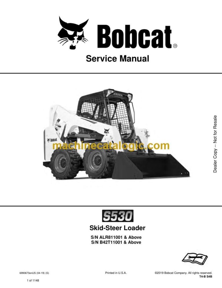 Bobcat S530 Loader Service Manual (SN ALR811001-ALR899999)
