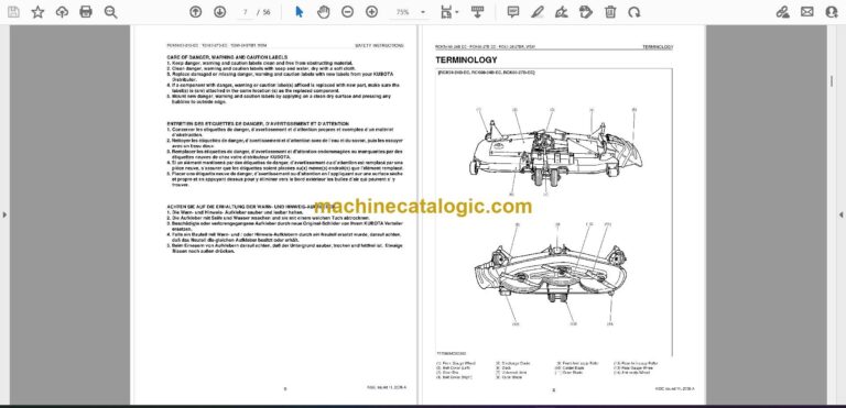 Kubota RCK60-24B-EC Rotary Mower Workshop Manual preview