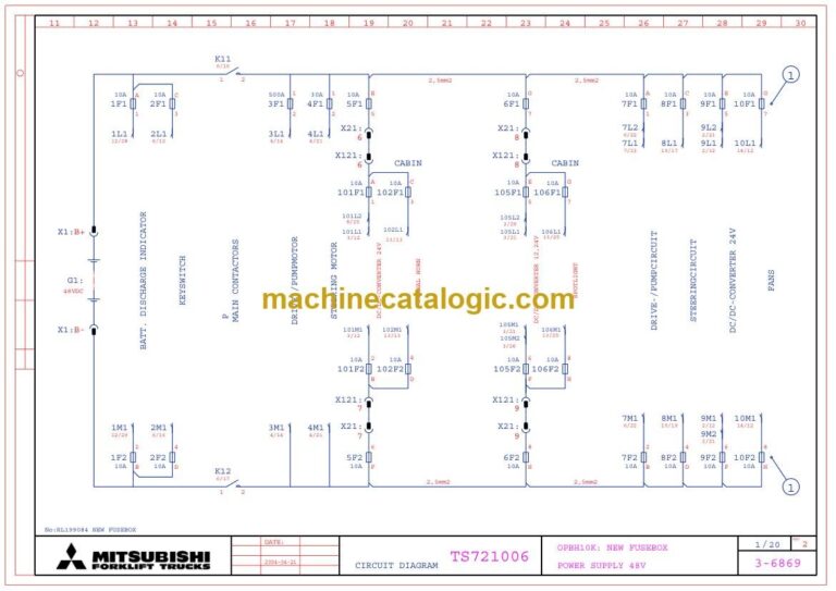 Mitsubishi OPBH10K Order Picker Service Manual (WHSM0048-FR)