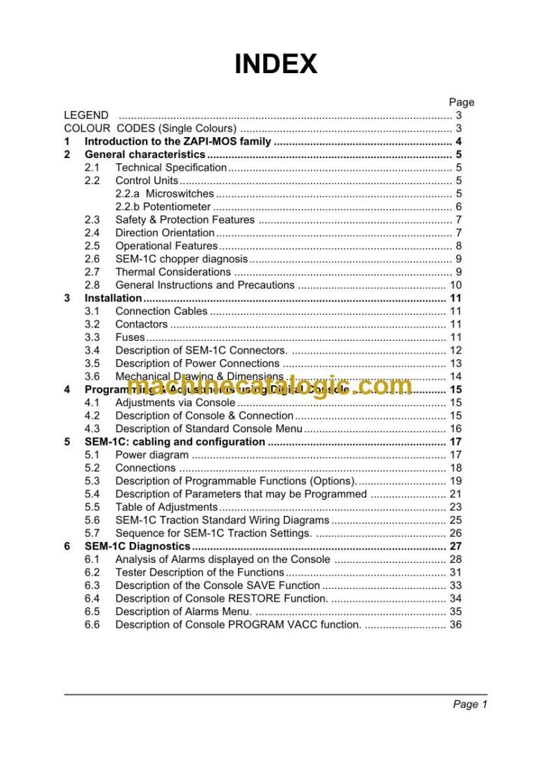 Mitsubishi PBV20K Pallet Truck Service Manual (WHSM0026)