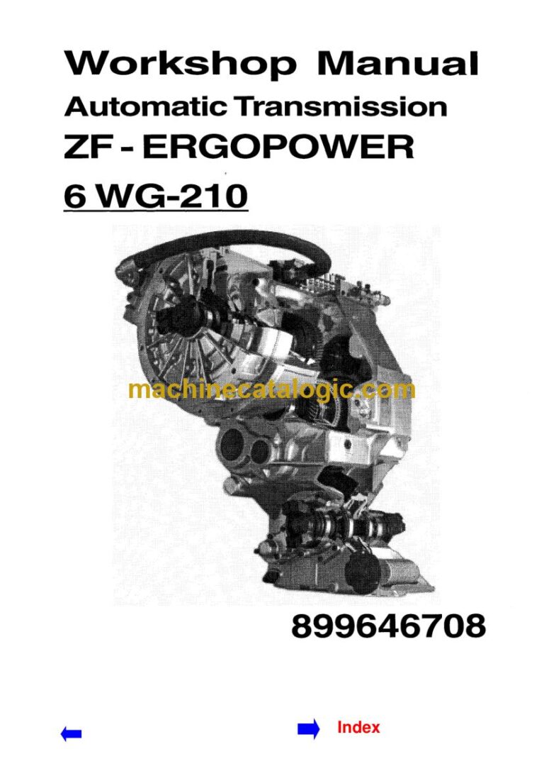 ZF 6WG210 Transmission Service Manual (5871159 002 E)